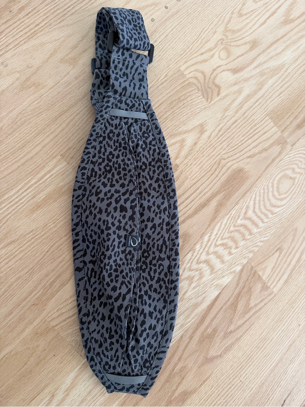 Gooseket Leopard Print Gray Crossbody Sling